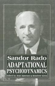 Cover of: Adaptational psychodynamics by Sandor Rado