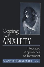 Cover of: Coping with anxiety by W. Walter Menninger