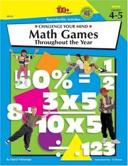 Cover of: The 100+ Series Math Games Throughout the Year, Grades 4-5: Challenge Your Mind