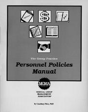 Cover of: Group Practice Personnel Policies Manual