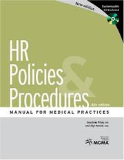 HR policies & procedures manual for medical practices by Courtney H. Price, Courtney Price, Alys Novak