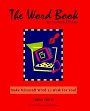 Cover of: Word book for Macintosh users