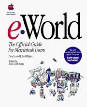 Cover of: E·world--the official guide for Macintosh users