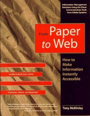 From Paper to Web by Tony McKinley