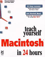 Cover of: Teach yourself Macintosh in 24 hours
