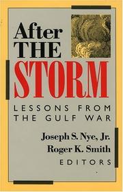 Cover of: After the Storm by Joseph S. Nye