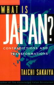 Cover of: What Is Japan? | Taichi Sakaiya