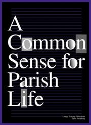 Cover of: A common sense for parish life