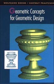 Cover of: Geometric concepts for geometric design