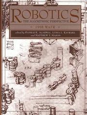 Cover of: Robotics: The Algorithmic Perspective : The Third Workshop on the Algorithmic Foundations of Robotics