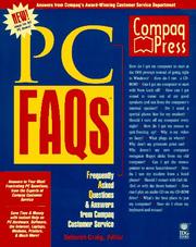 Cover of: PC FAQs by Deborah Craig