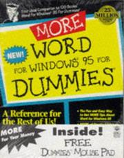 Cover of: More Word for Windows 95 for dummies by Doug Lowe