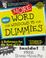 Cover of: More Word for Windows 95 for dummies