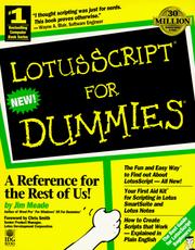 Cover of: LotusScript for dummies
