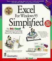 Cover of: Excel for Windows 95 simplified by Ruth Maran