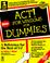 Cover of: ACT! for Windows for dummies
