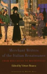 Cover of: Merchant writers of the Italian Renaissance