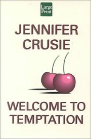 Cover of: Welcome to temptation by Jennifer Crusie