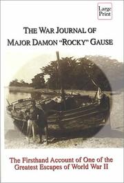 Cover of: war journal of Major Damon Rocky Gause | Damon Gause