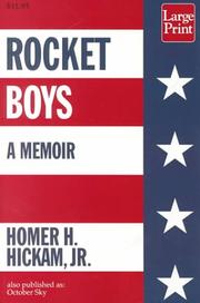 Cover of: Rocket boys by Homer H. Hickam