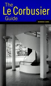 Cover of: The Le Corbusier guide | Deborah Gans