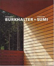 Cover of: Marianne Burkhalter + Christian Sumi: Publications
