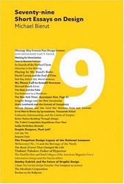 Cover of: Seventy-nine Short Essays on Design