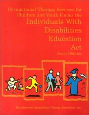 Cover of: Occupational therapy services for children and youth under the Individuals with Disabilities Education Act | 