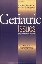 Cover of: Geriatric issues in occupational therapy: a compendium of leading research