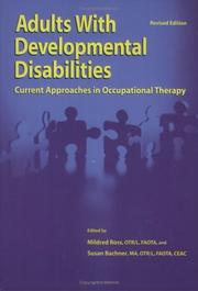 Cover of: Adults with developmental disabilities by edited by Mildred Ross and Susan Bachner.