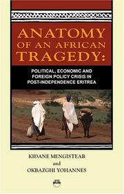 Cover of: Anatomy of An African Tragedy by Kidane