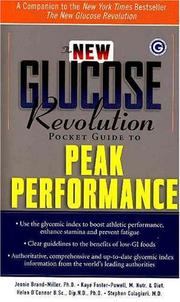 Cover of: The New Glucose Revolution Pocket Guide to Peak Performance