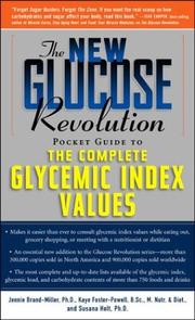 Cover of: The Glucose Revolution Pocket Guide to the Glycemic Index and Healthy Kids by Heather Gilbertson, Kaye Foster-Powell, Thomas M.S. Wolever
