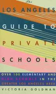 Cover of: The Los Angeles guide to private schools