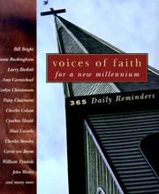 Cover of: Voices of faith for a new millennium by compiled by Judith Couchman.