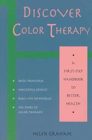Cover of: Discover color therapy | Graham, Helen