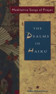 Cover of: The Psalms in haiku: meditative songs of prayer