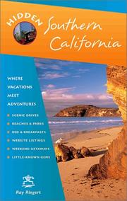 Cover of: Hidden Southern California by Ray Riegert