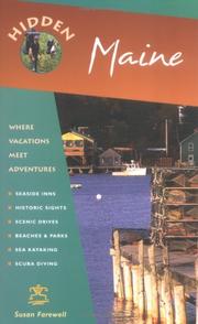 Cover of: Hidden Maine: Including Acadia National Park (Hidden Travel)