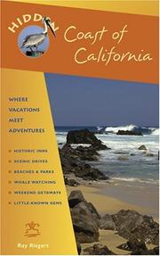 Cover of: Hidden Coast of California by Ray Riegert