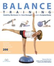 Cover of: Balance Training by Karon Karter
