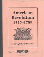 American Revolution, 1775-1789 cover