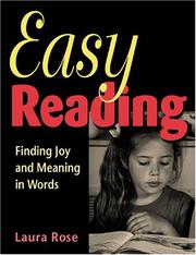 Cover of: Easy Reading: Finding Joy and Meaning in Words