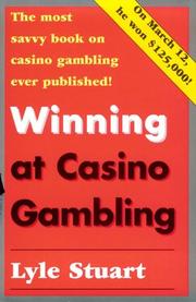 Cover of: Winning at casino gambling by Lyle Stuart