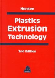 Cover of: Plastics extrusion technology