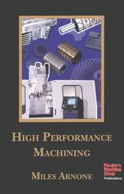 Cover of: High performance machining