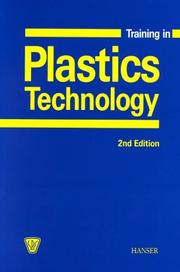 Cover of: Training in Plastics Technology