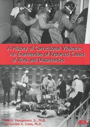Cover of: A history of correctional violence by Reid H. Montgomery