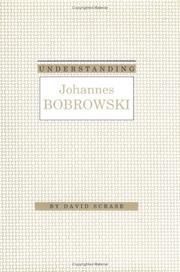 Cover of: Understanding Johannes Bobrowski by David Scrase