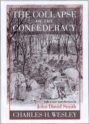 Cover of: The collapse of the Confederacy
